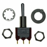 C&K - 7105SYZBE - SWITCH TOGGLE SPDT 0.4VA 20V