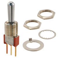 C&K - 7105TCWW3BE - SWITCH TOGGLE SPDT 0.4VA 20V