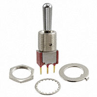 C&K - 7107TPCBE - SWITCH TOGGLE SPDT 0.4VA 20V