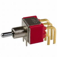 C&K - 7207MD9ABE - SWITCH TOGGLE DPDT 0.4VA 20V