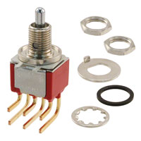 C&K - 7203MPCWABE - SWITCH TOGGLE DPDT 0.4VA 20V