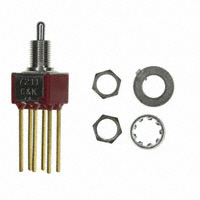 C&K - 7211MHWBE - SWITCH TOGGLE SP3T 0.4VA 20V