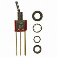 C&K - 7301P3YW4BE - SWITCH TOGGLE 3PDT 0.4VA 20V
