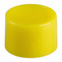 C&K - 752705000 - CAP PUSHBUTTON ROUND YELLOW