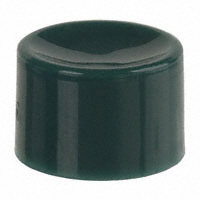 C&K - 752706000 - CAP PUSHBUTTON ROUND GREEN
