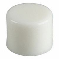 C&K - 801801000 - CAP PUSHBUTTON ROUND WHITE