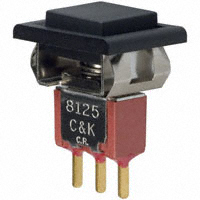C&K - 8125J81Z3BE22 - SWITCH PUSH SPDT 0.4VA 20V