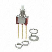 C&K - 8125SHWBE - SWITCH PUSH SPDT 0.4VA 20V