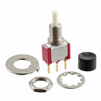 C&K - 8161SHCBE2 - SWITCH PUSH SPDT 0.4VA 20V