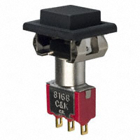 C&K - 8168J81ZBE22 - SWITCH PUSH SPDT 0.4VA 20V