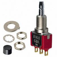 C&K - 8168LHZBE2 - SWITCH PUSH SPDT 0.4VA 20V