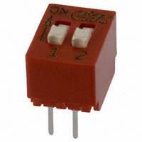 C&K - BD02 - SWITCH SLIDE DIP SPST 100MA 5V