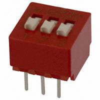 C&K - BD03 - SWITCH SLIDE DIP SPST 100MA 5V