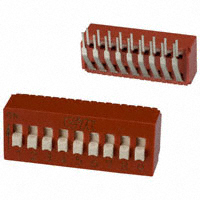C&K - BD09AV - SWITCH SLIDE DIP SPST 100MA 5V