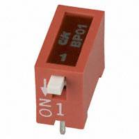 C&K - BP01KE - SWITCH SLIDE DIP SPST 100MA 5V