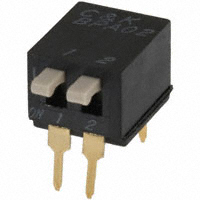 C&K - BPA02B - SWITCH SLIDE DIP SPST 100MA 5V