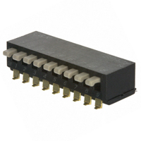 C&K - BPA09SB - SWITCH SLIDE DIP SPST 100MA 5V