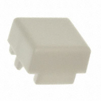 C&K - BTN D6 00 F - CAP PUSHBUTTON SQUARE WHITE