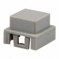 C&K - BTNK0120 - CAP TACTILE SQUARE LIGHT GRAY