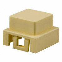 C&K - BTNK0180 - CAP TACTILE SQUARE IVORY