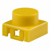 C&K - BTNK0230 - CAP TACTILE ROUND YELLOW