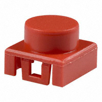 C&K - BTNK0240 - CAP TACTILE ROUND RED