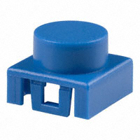 C&K - BTNK0260 - CAP TACTILE ROUND BLUE