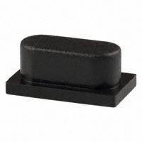 C&K - BTNK0390 - CAP TACTILE OVAL BLACK