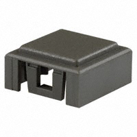 C&K - BTNK1010 - CAP TACTILE SQUARE DARK GRAY