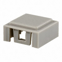 C&K - BTNK1020 - CAP TACTILE SQUARE LIGHT GRAY