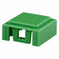 C&K - BTNK1050 - CAP TACTILE SQUARE GREEN