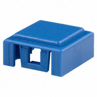C&K - BTNK1060 - CAP TACTILE SQUARE BLUE