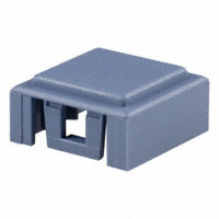 C&K - BTNK1070 - CAP TACTILE SQUARE BLUE/GRAY