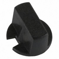 C&K - BTNRTE90 - SWITCH BUTTON BLACK FOR RTE SER