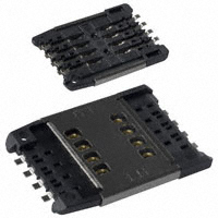 C&K - CCM03-3504 - CONN SIM/SAM CARD PUSH-PULL R/A