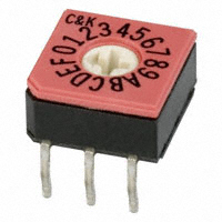 C&K - CD16RM0CB - SWITCH ROTARY DIP HEX 0.40VA 20V