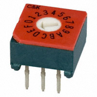 C&K - CRD16CM0CB - SW ROTARY DIP HEX COMP 0.4VA 20V