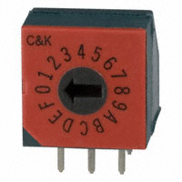 C&K - CRD16RM0AB - SWITCH ROTARY DIP HEX 0.40VA 20V