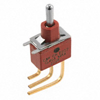 C&K - E107MD1AV2BE - SWITCH TOGGLE SPDT 0.4VA 20V