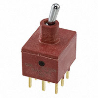 C&K - E301MD1CBE - SWITCH TOGGLE 3PDT 0.4VA 20V