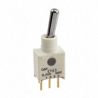 C&K - ET03LD1CBE - SWITCH TOGGLE SPDT 0.4VA 20V