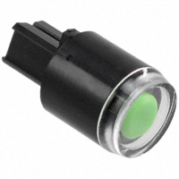 C&K - F11010108 - CAP PUSHBUTTON ROUND GREEN