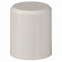 C&K - 21126 - CAP PUSHBUTTON ROUND WHITE