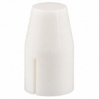 C&K - F0102 - CAP PUSHBUTTON BULLET WHITE
