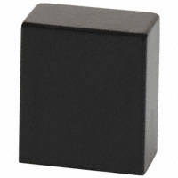C&K - F1201 - CAP PUSHBUTTON RECTANGULAR BLACK