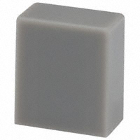C&K - F1204 - CAP PUSHBUTTON RECTANGULAR GRAY