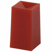 C&K - G001R - CAP PUSHBUTTON SQUARE RED