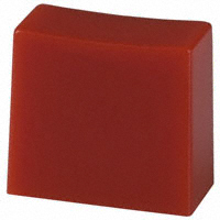 C&K - G002R - CAP PUSHBUTTON RECTANGULAR RED