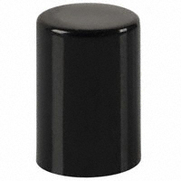 C&K - 454D02000 - CAP PUSHBUTTON ROUND BLACK
