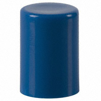 C&K - G003B - CAP PUSHBUTTON ROUND BLUE